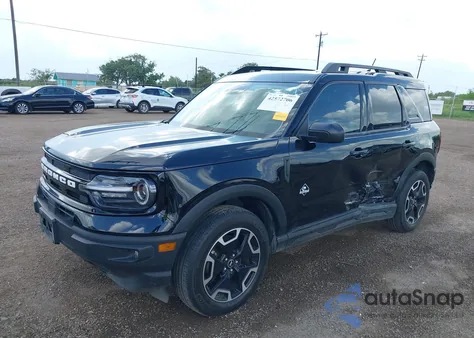 2023 Ford Bronco Sport Outer Banks z USA, uszkodzony, nr VIN 3FMCR9C61PRD54350